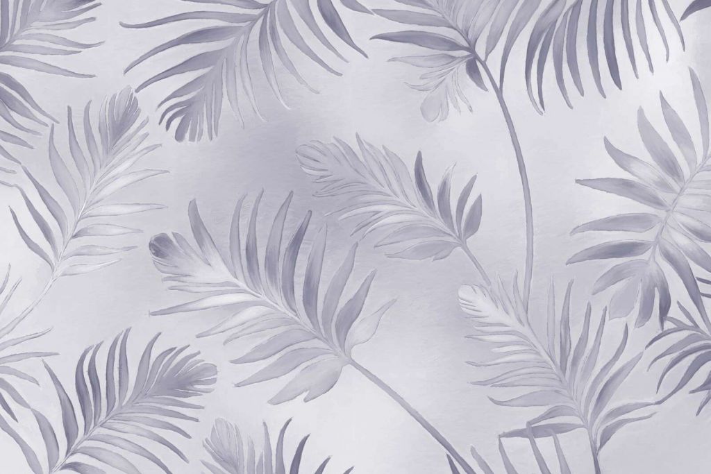 Foglie dorate su blu pallido scuro