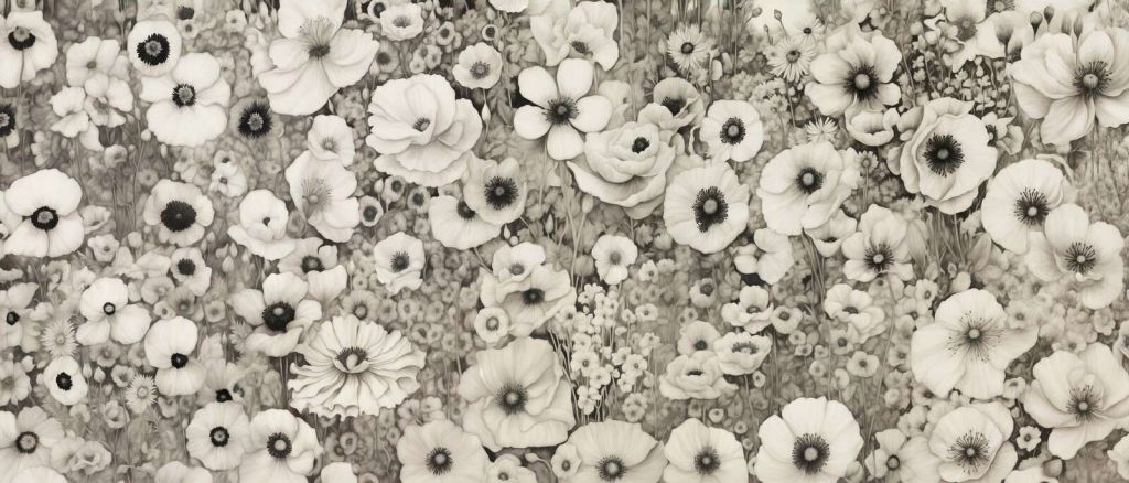 Poppy Tale Monocromo Verde Scuro