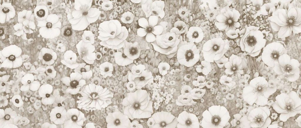 Racconto di Papavero Monocromo Giallo