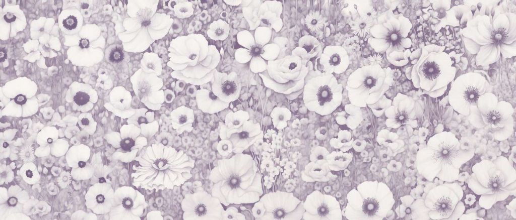 Racconto di Papavero Monocromatico Rosa