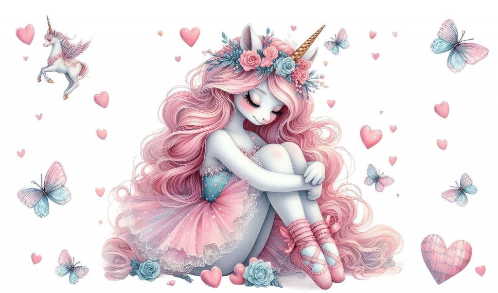 Dromerige unicorno ballerina