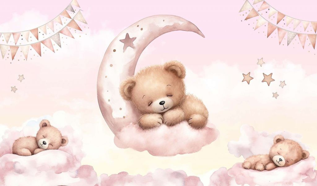 Orsetti che dormono sulla luna
