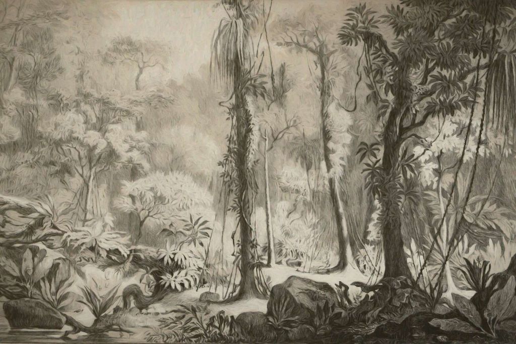 Foresta tropicale - marrone