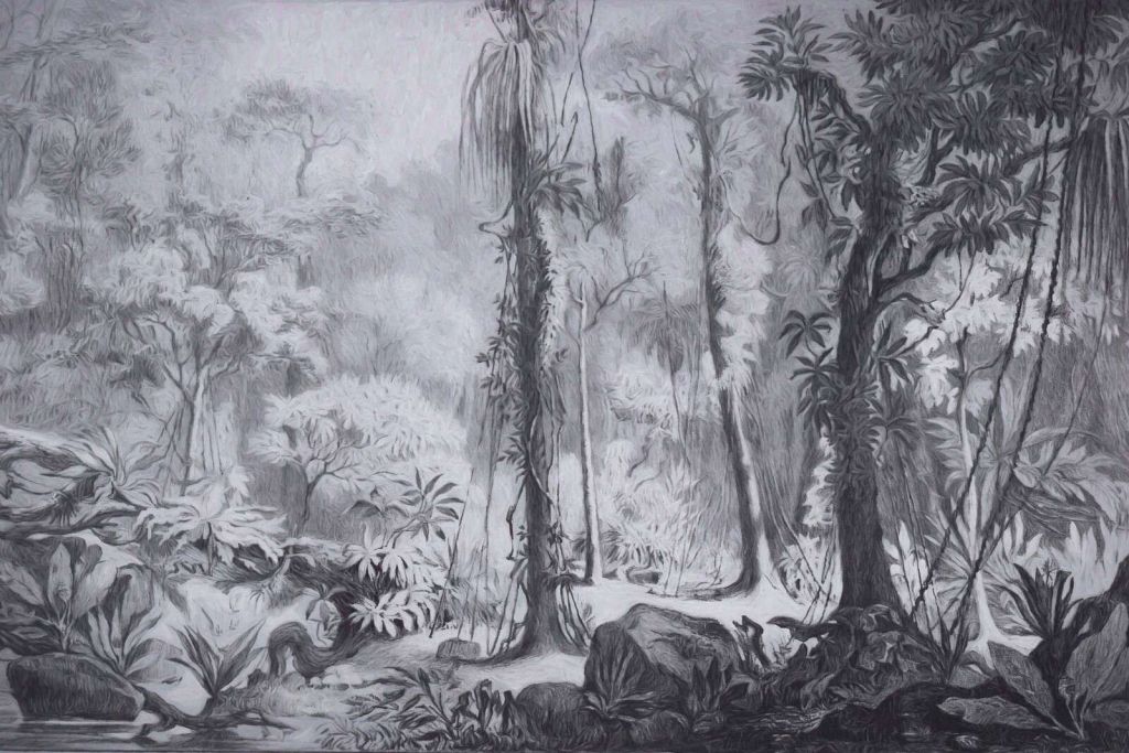 Foresta tropicale - grigio