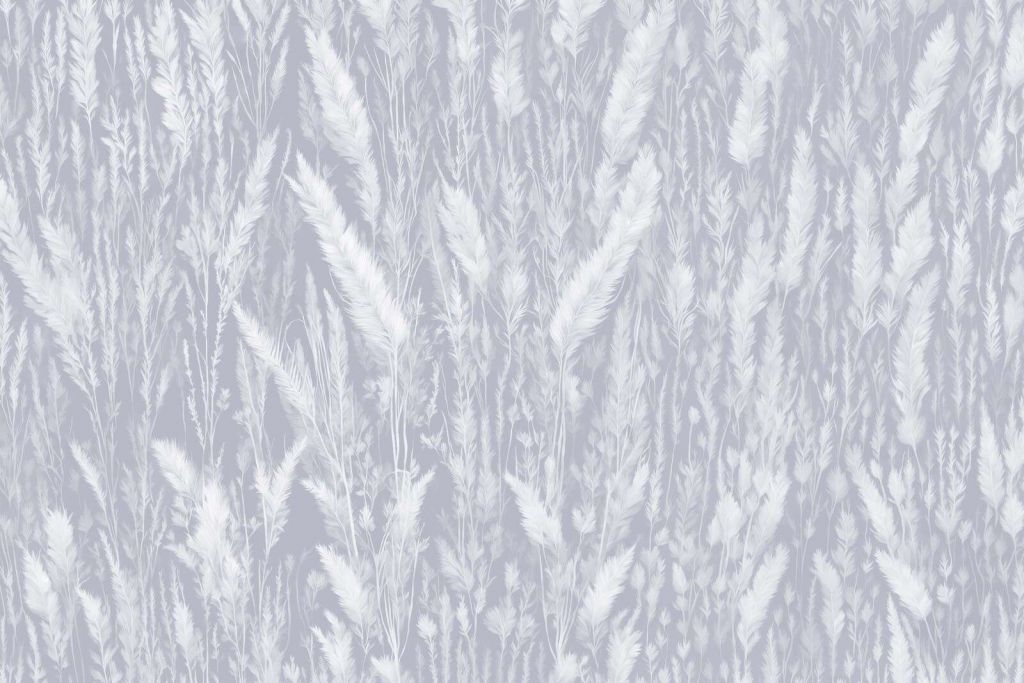 Muro di erbe di campo - blu