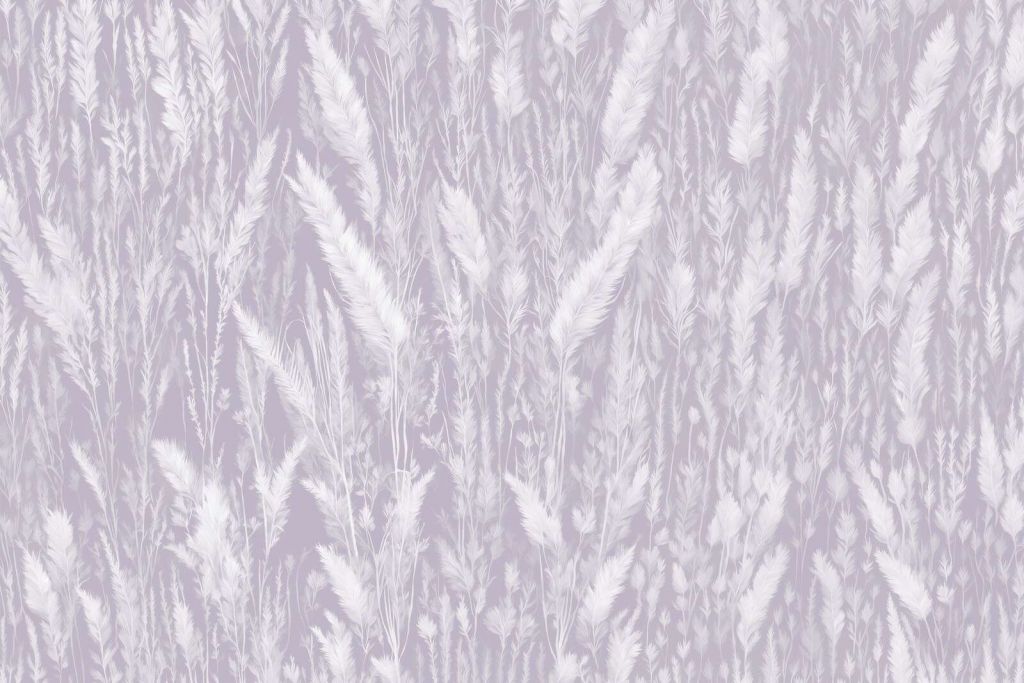 Parete di erbe di campo - viola