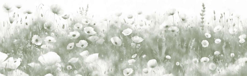 Danza di fiori selvatici - verde