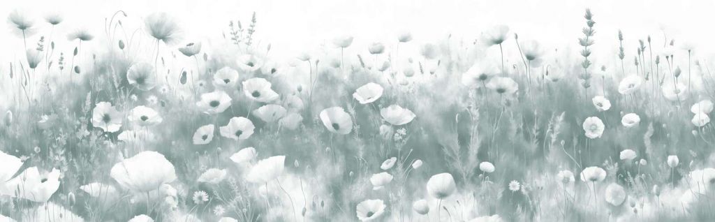 Danza di fiori selvatici - verde scuro