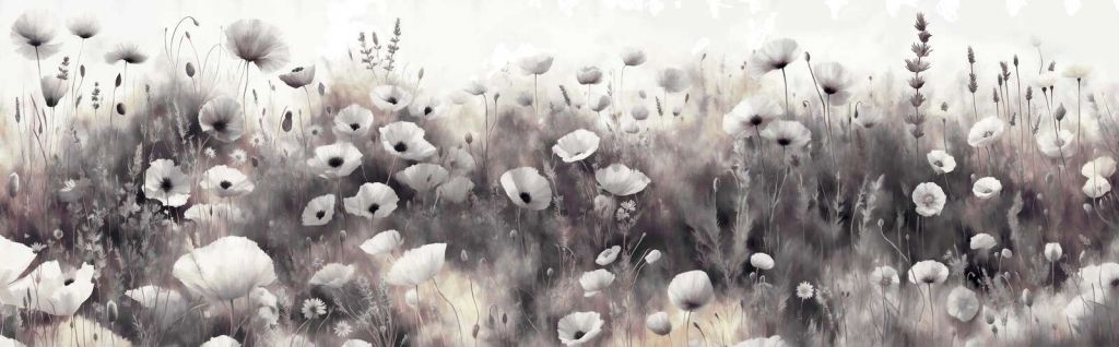 Danza di fiori selvatici - nero