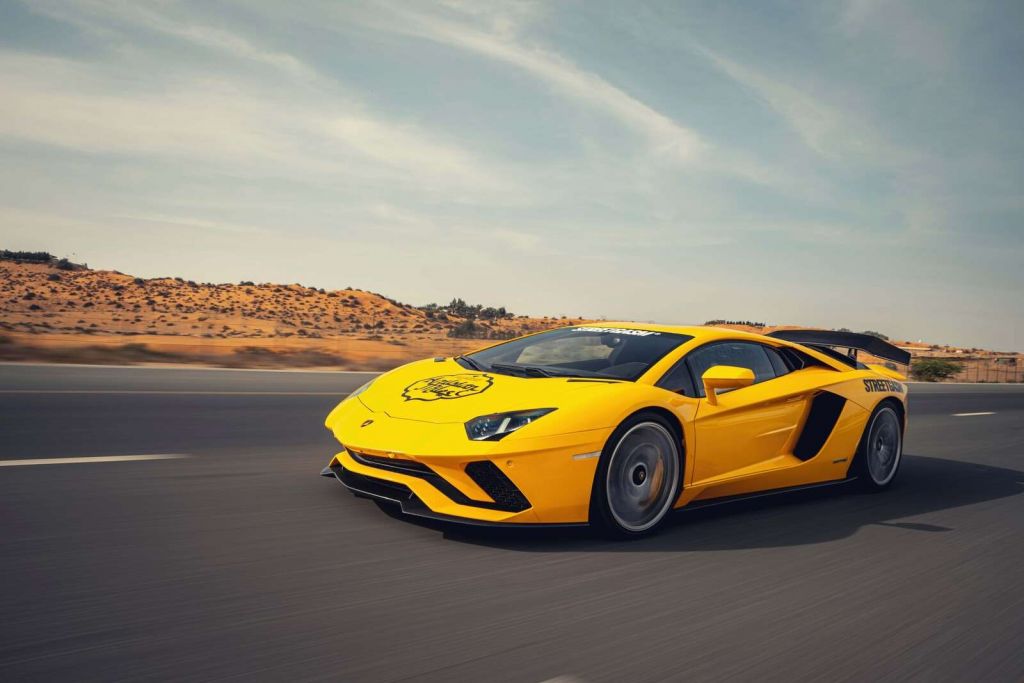Lamborghini Aventador in azione