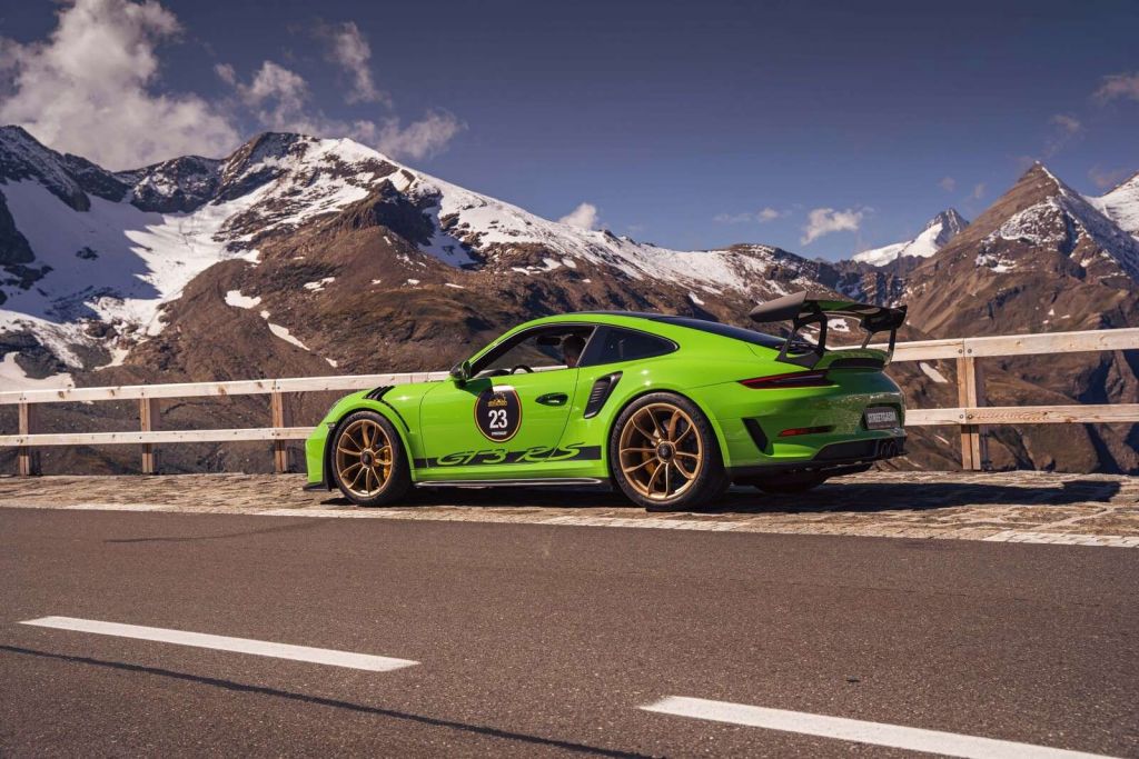 Porsche 911 GT3 RS nelle Alpi