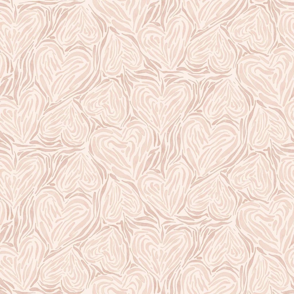 Foglie organiche in beige rosato