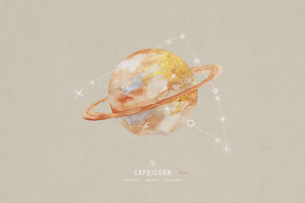 Capricorno con Saturno dorato