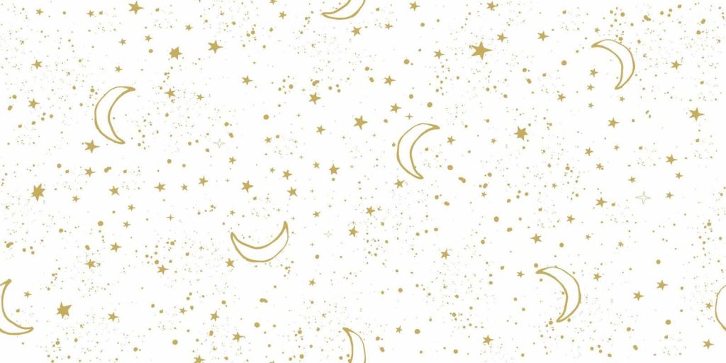 Luce notturna dorata su bianco