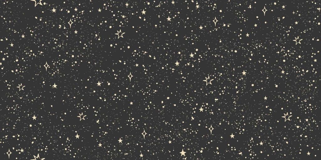 Stelle scintillanti nella luce notturna