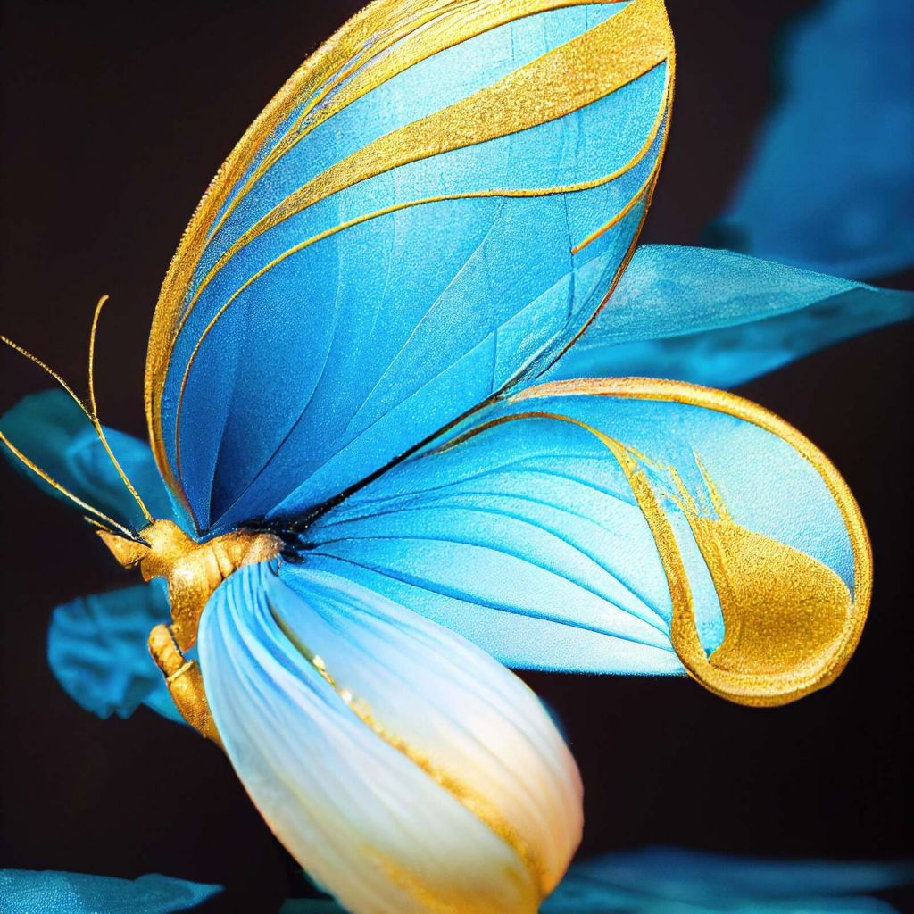 Fiore di pisello farfalla macro