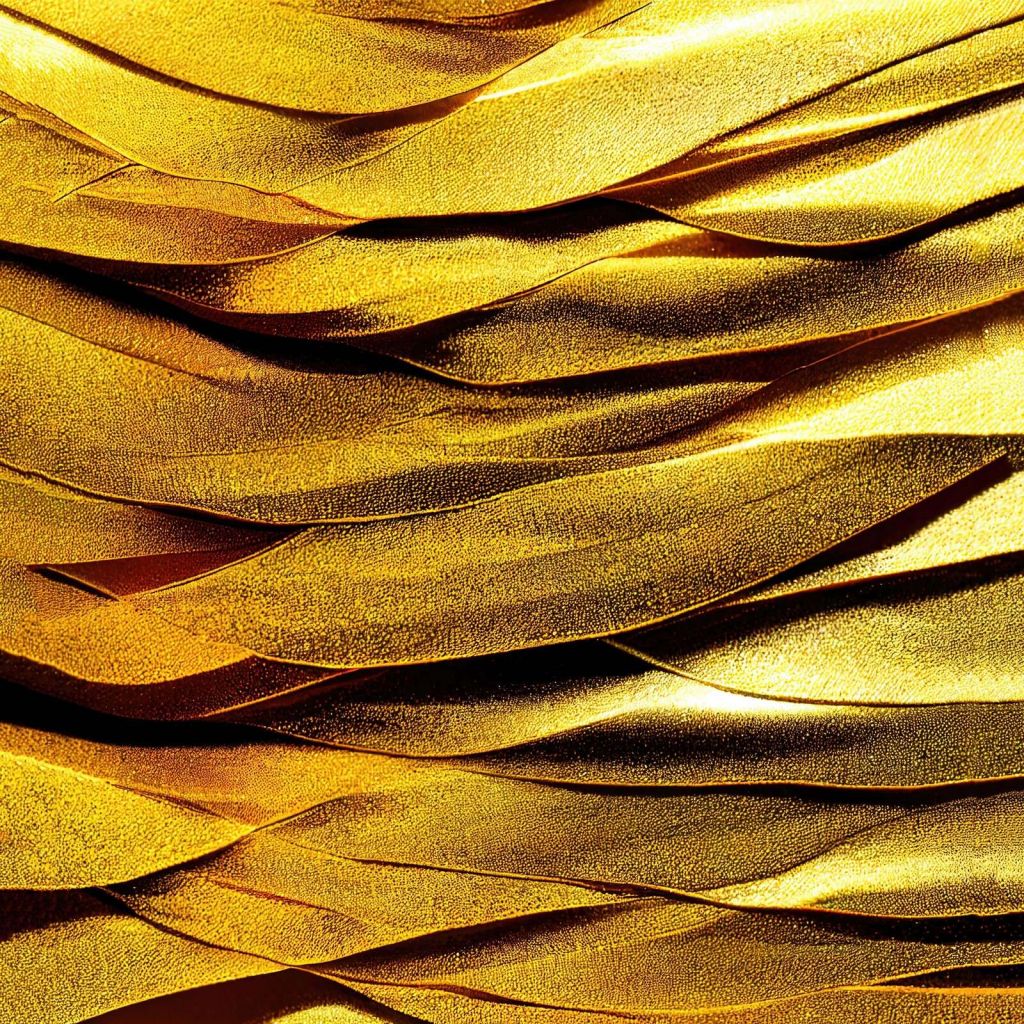 Fiore di frangipani dorato in macro.