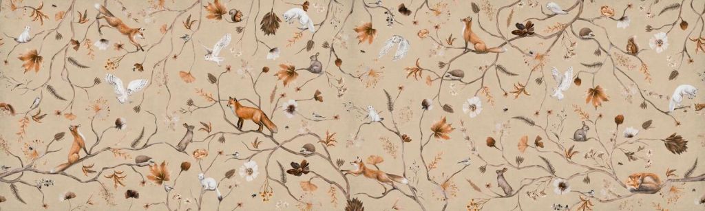 Foresta giocosa - Beige - Panorama