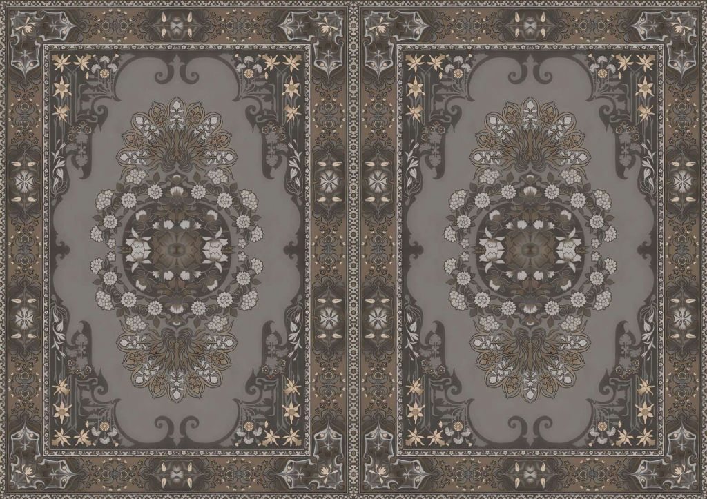 ornamenti classici in taupe scuro