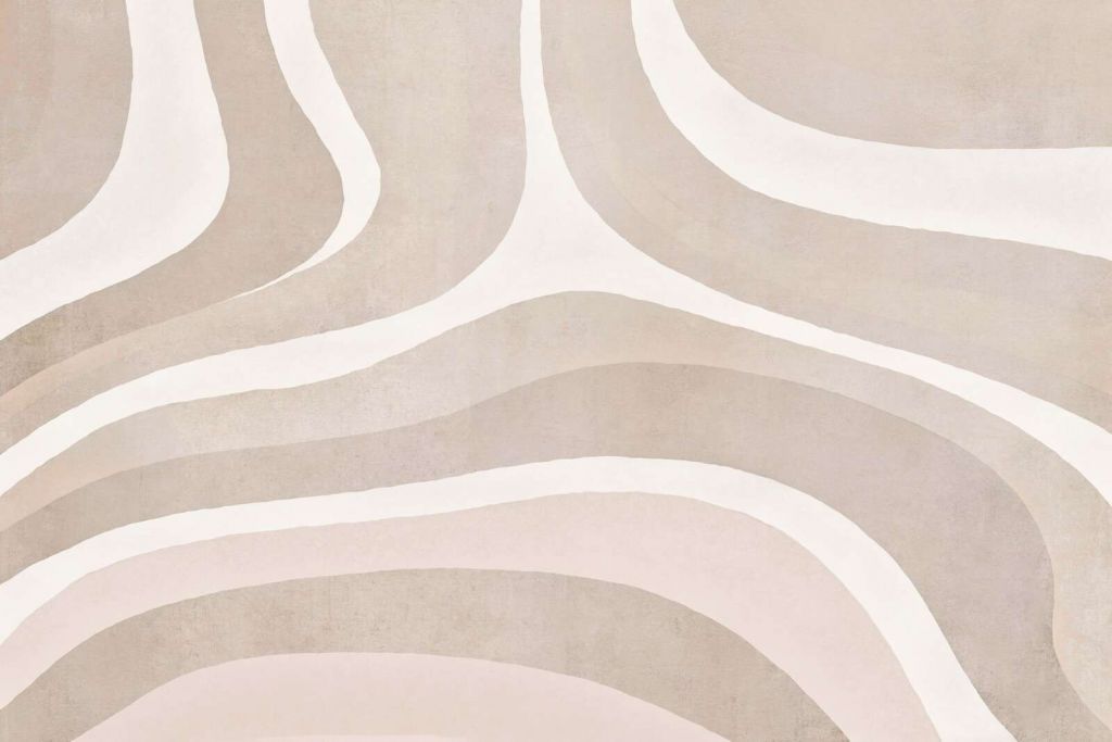 Forme e figure boho retrò beige sabbia