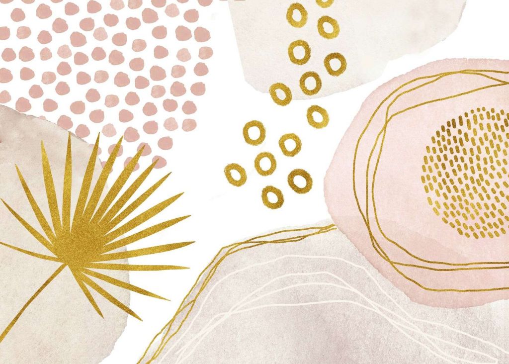 Vibrazioni tropicali boho glamour dorate