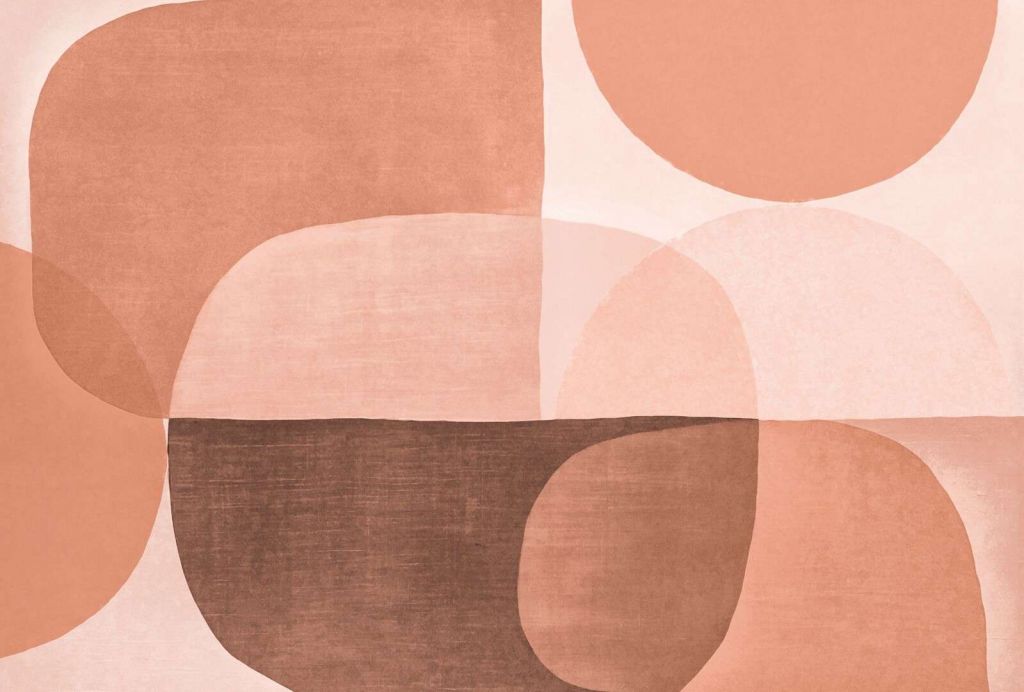 Forme arrotondate Mid Century Mocha Mousse