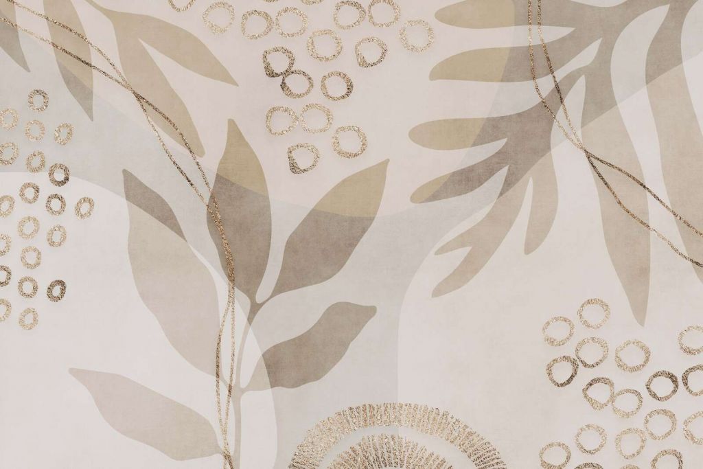 Flusso naturale e forme glamour delle foglie