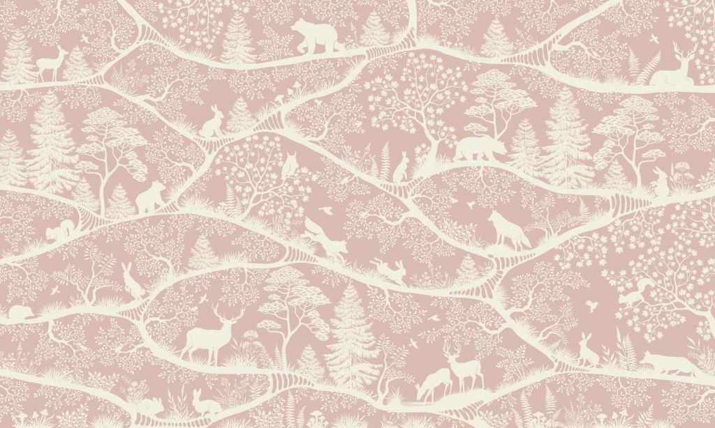 Nordic Nature - pink white