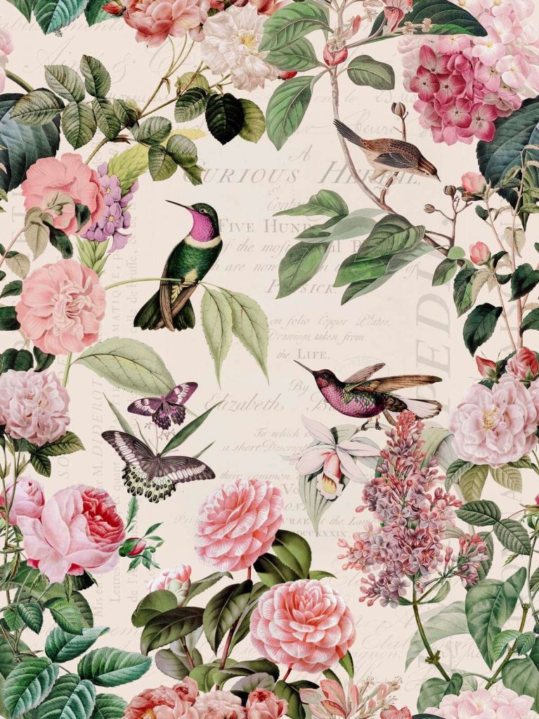 Colibrì e rose