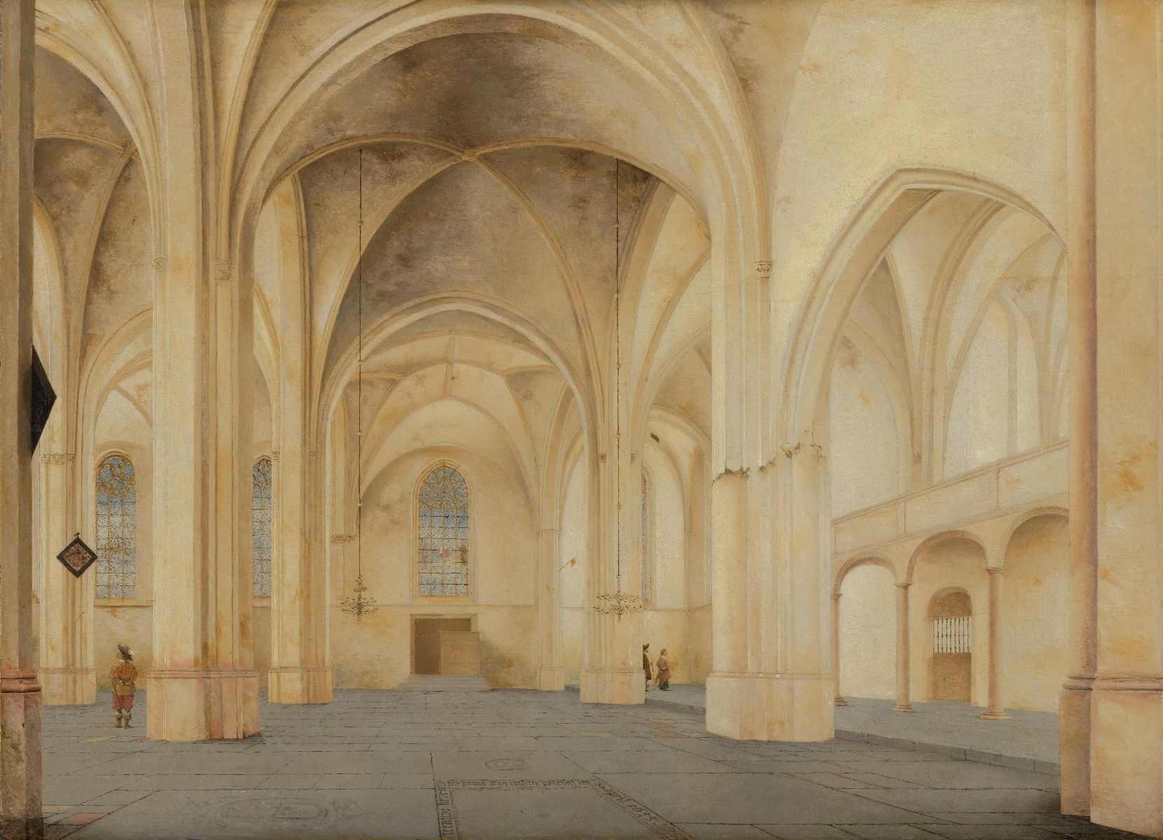 L'interno della Cunerakerk a Rhenenen