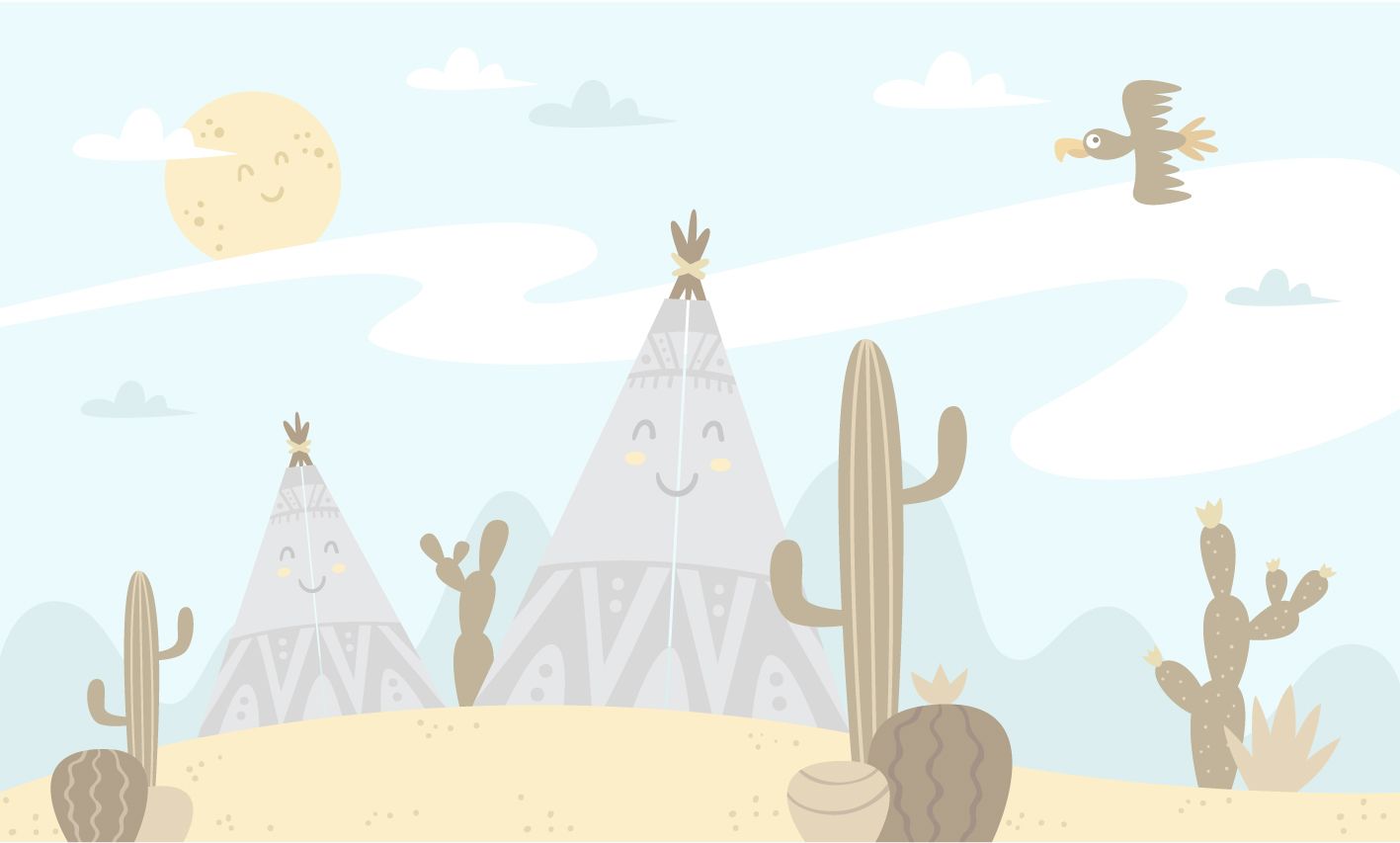 Tipis nel deserto