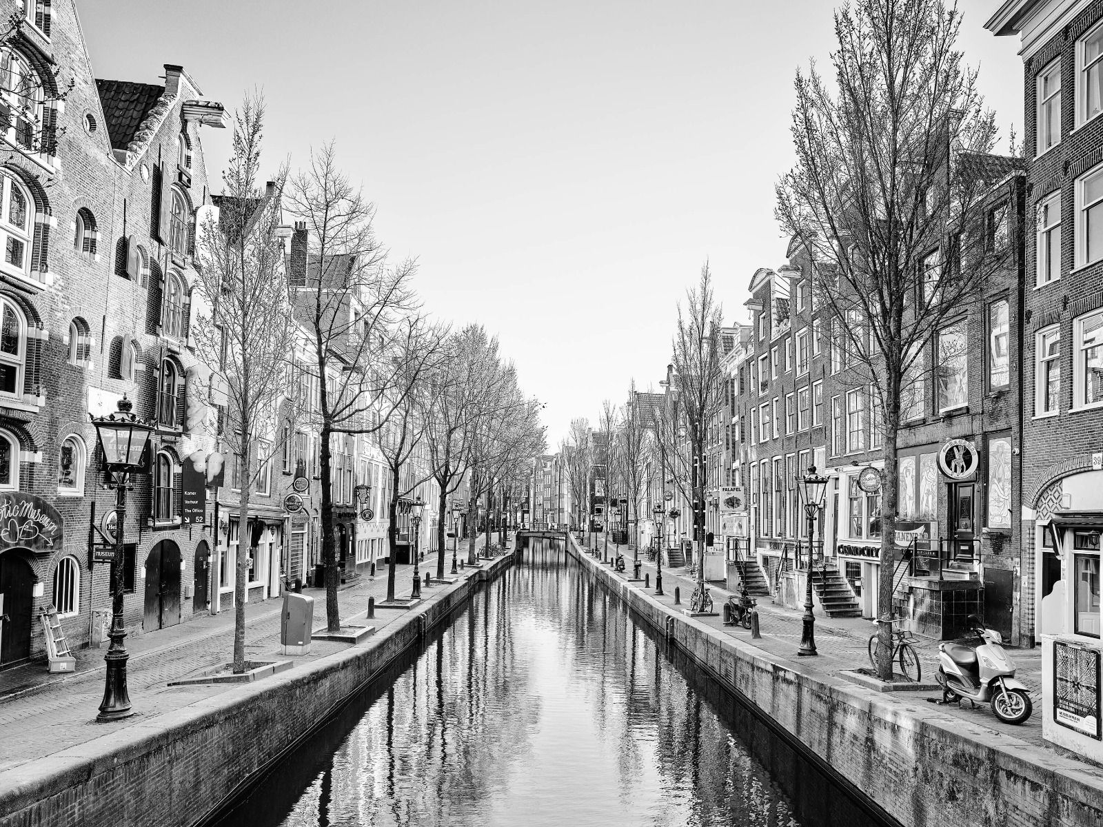 Amsterdam in bianco e nero