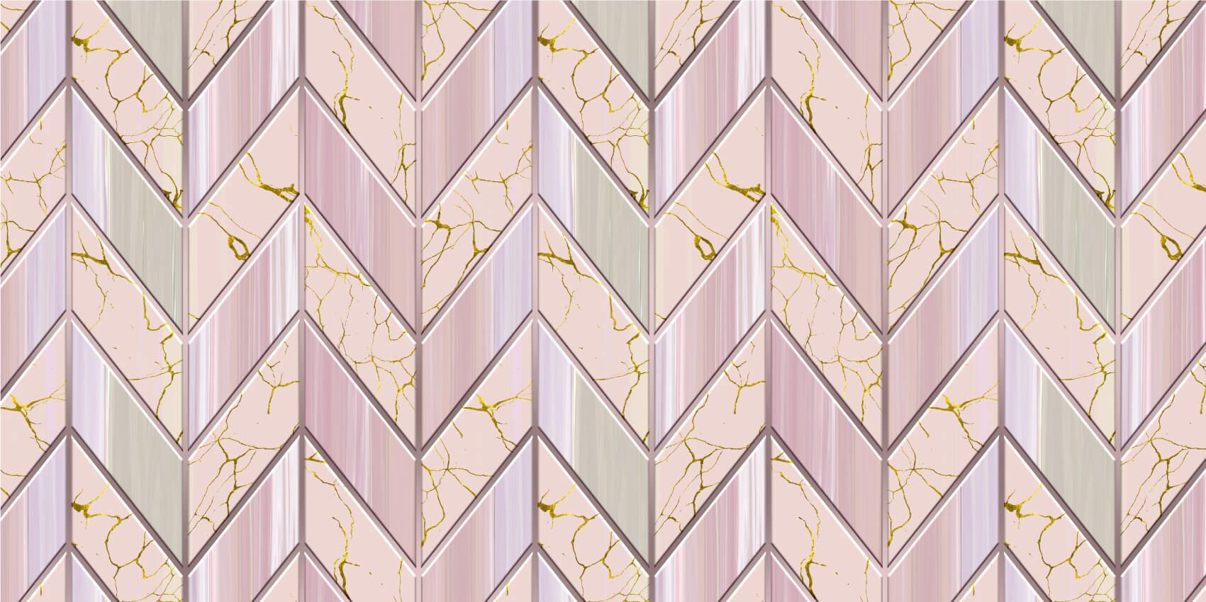 Piastrelle di colore rosa