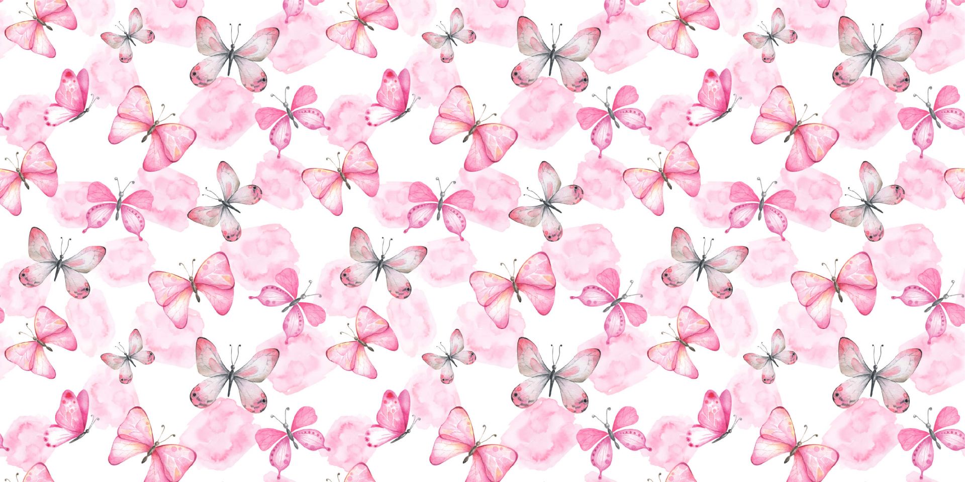 Farfalle acquerellate