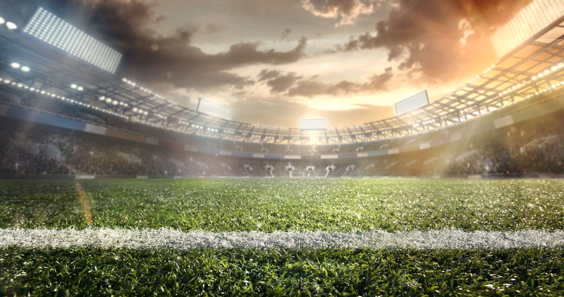 Stadio con erba artificiale