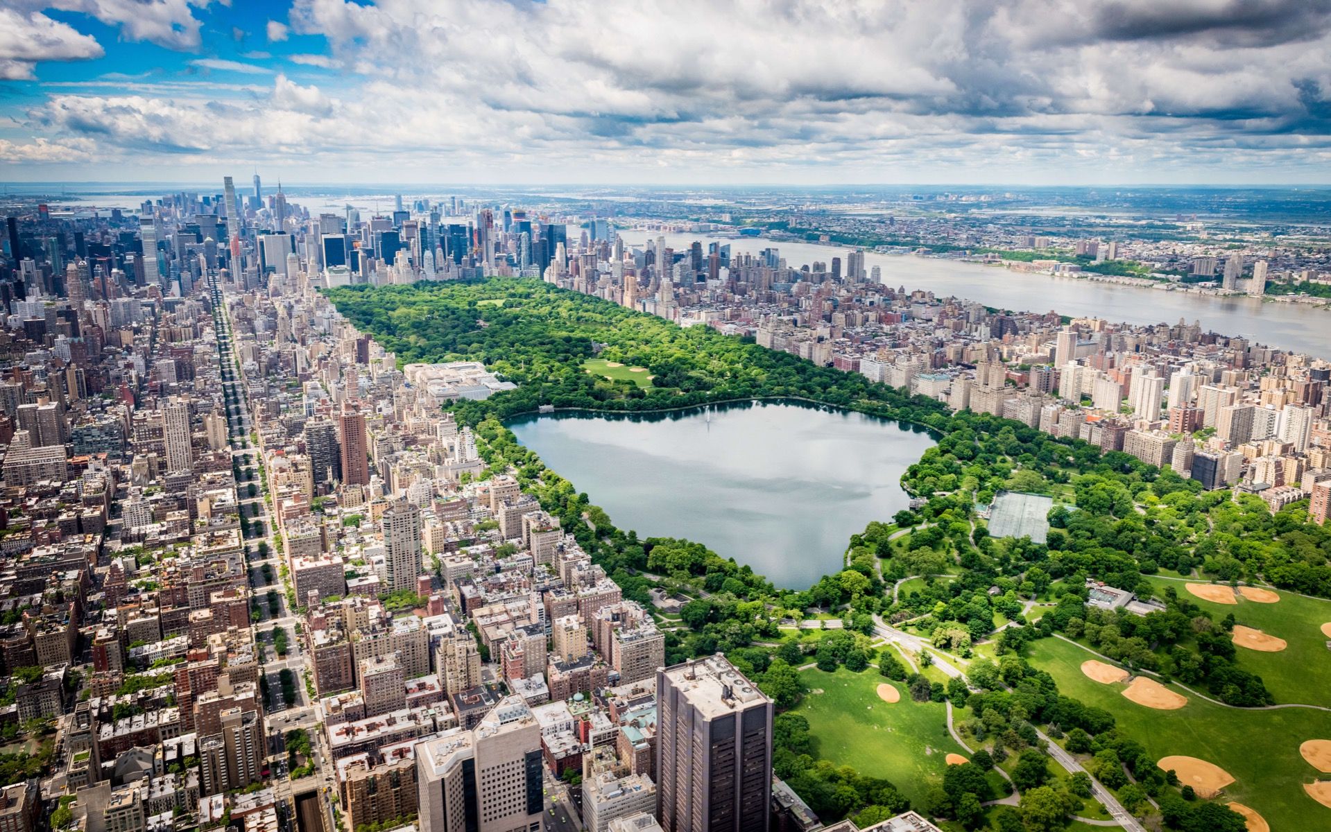 Skyline con Central Park