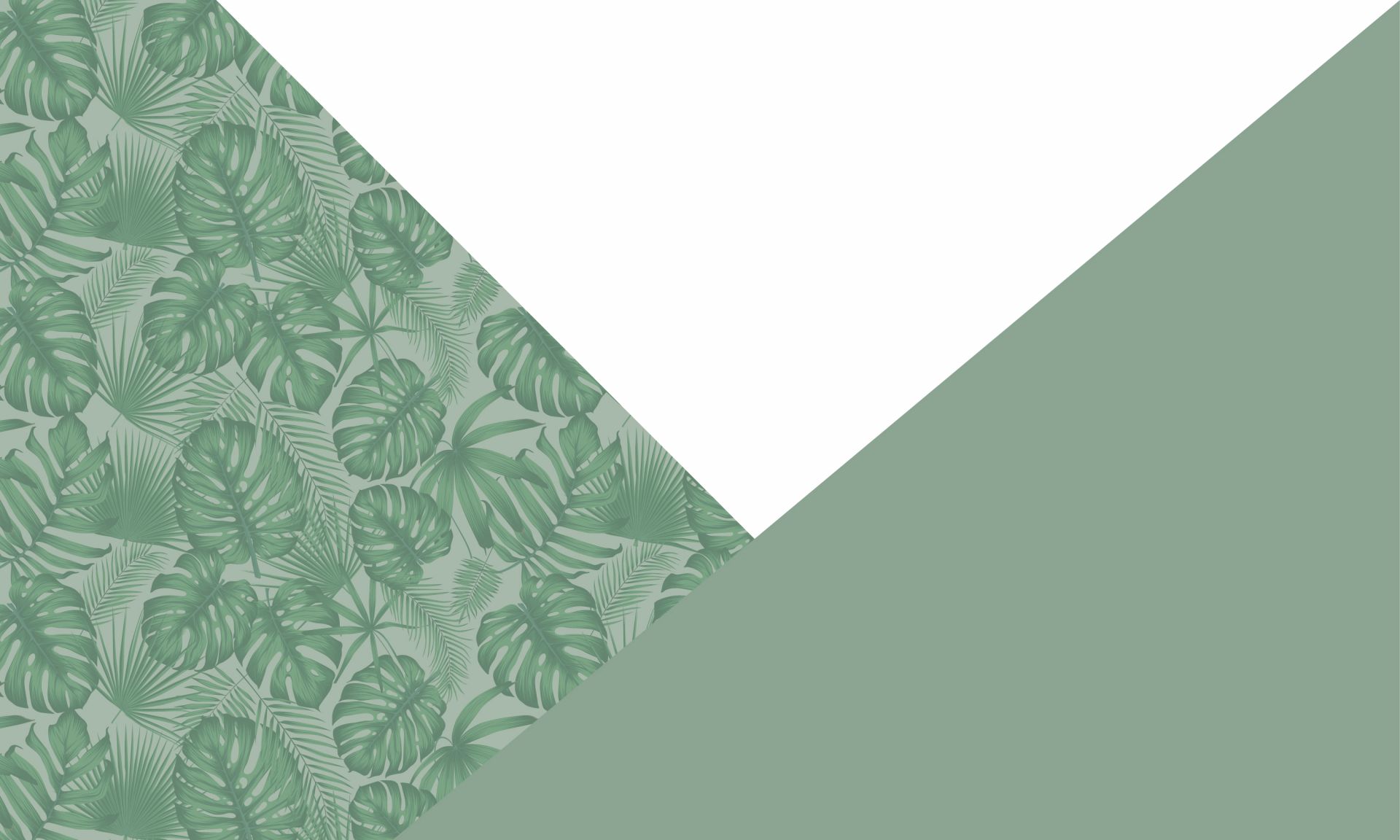 Triangoli con motivo a giungla