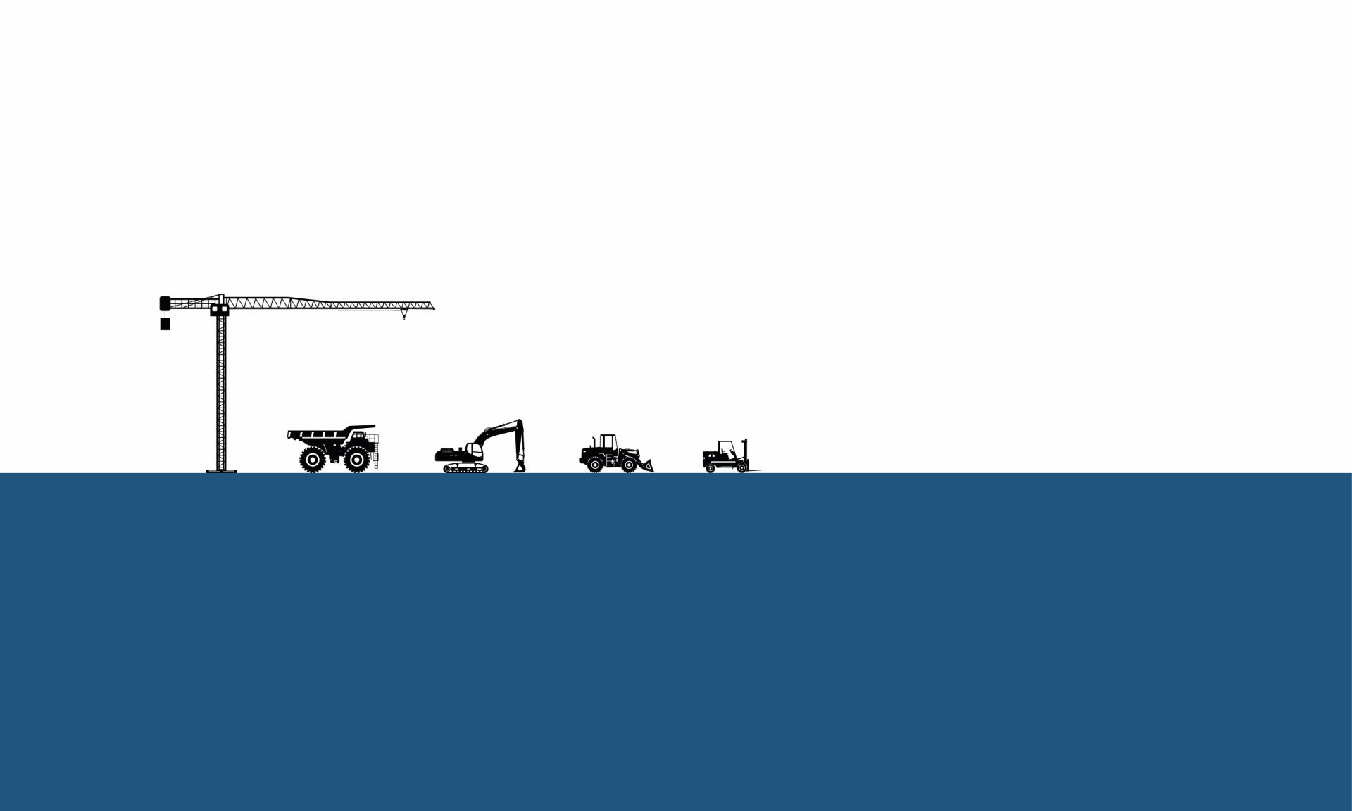 Sagome di veicoli da lavoro