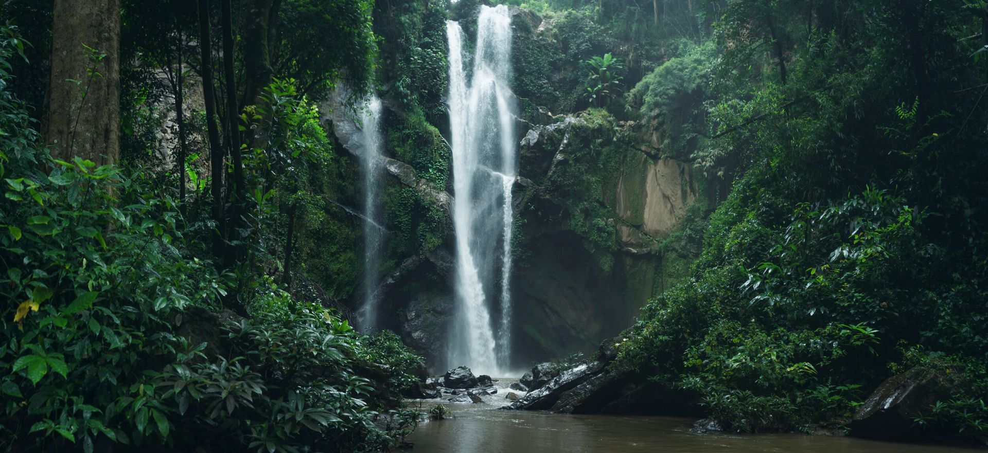 Cascata nella natura