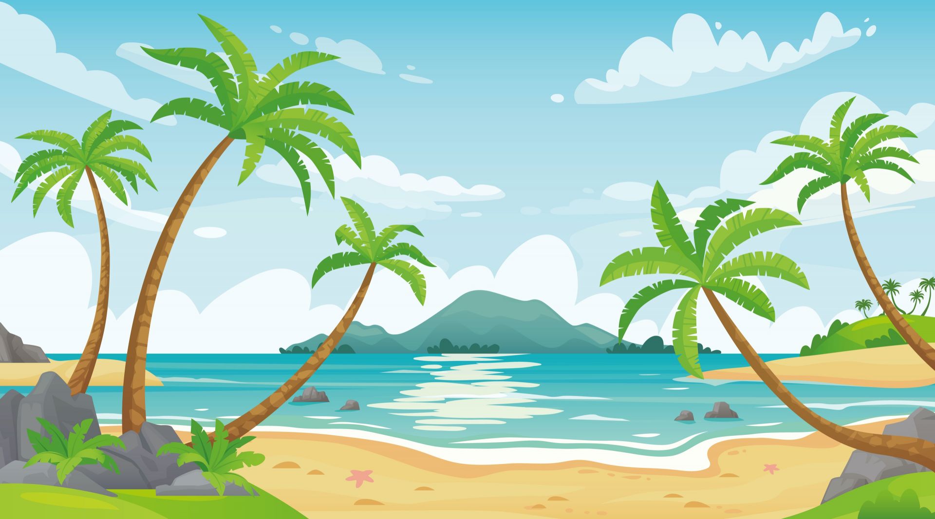 Bella vista alla luce del giorno