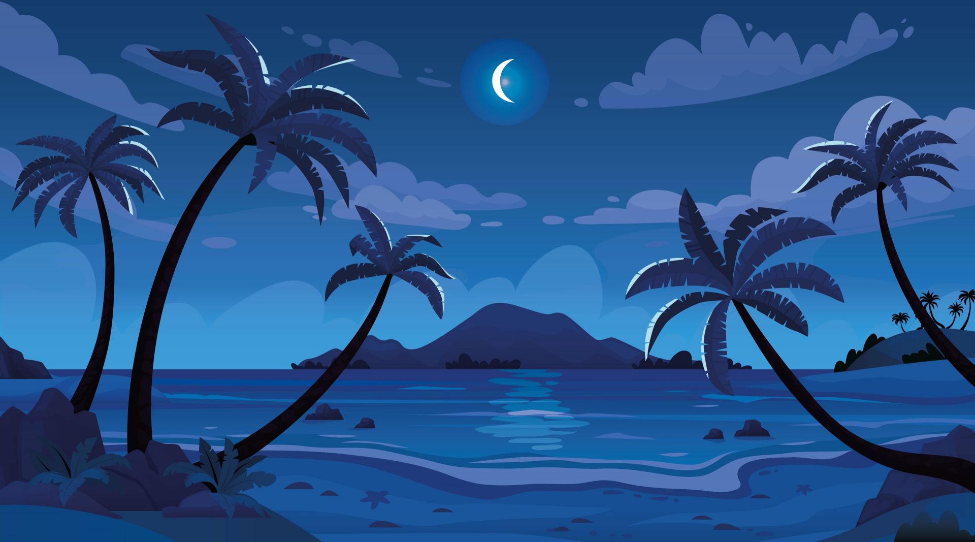 Bella vista di notte