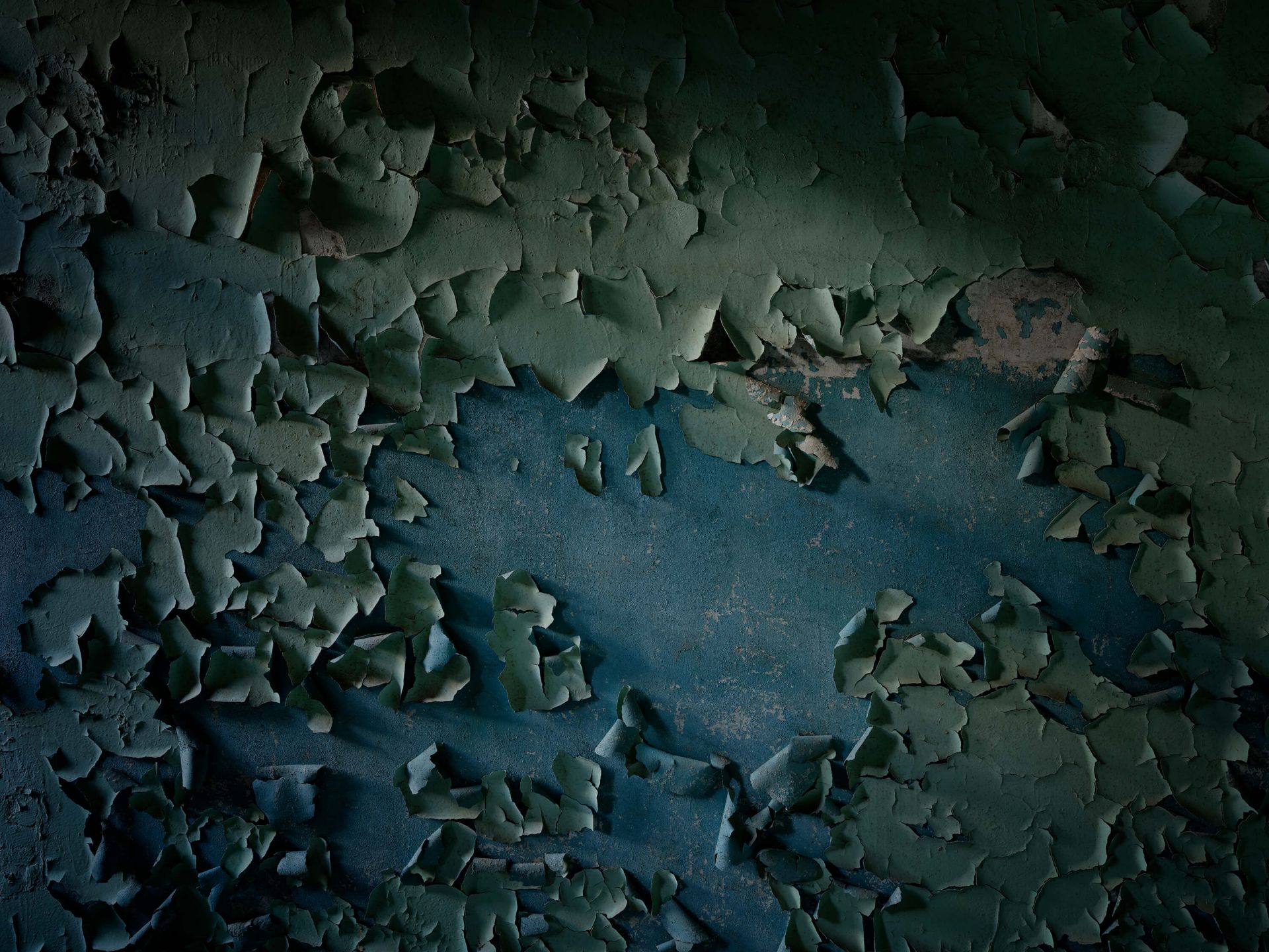 Parete di vernice invecchiata