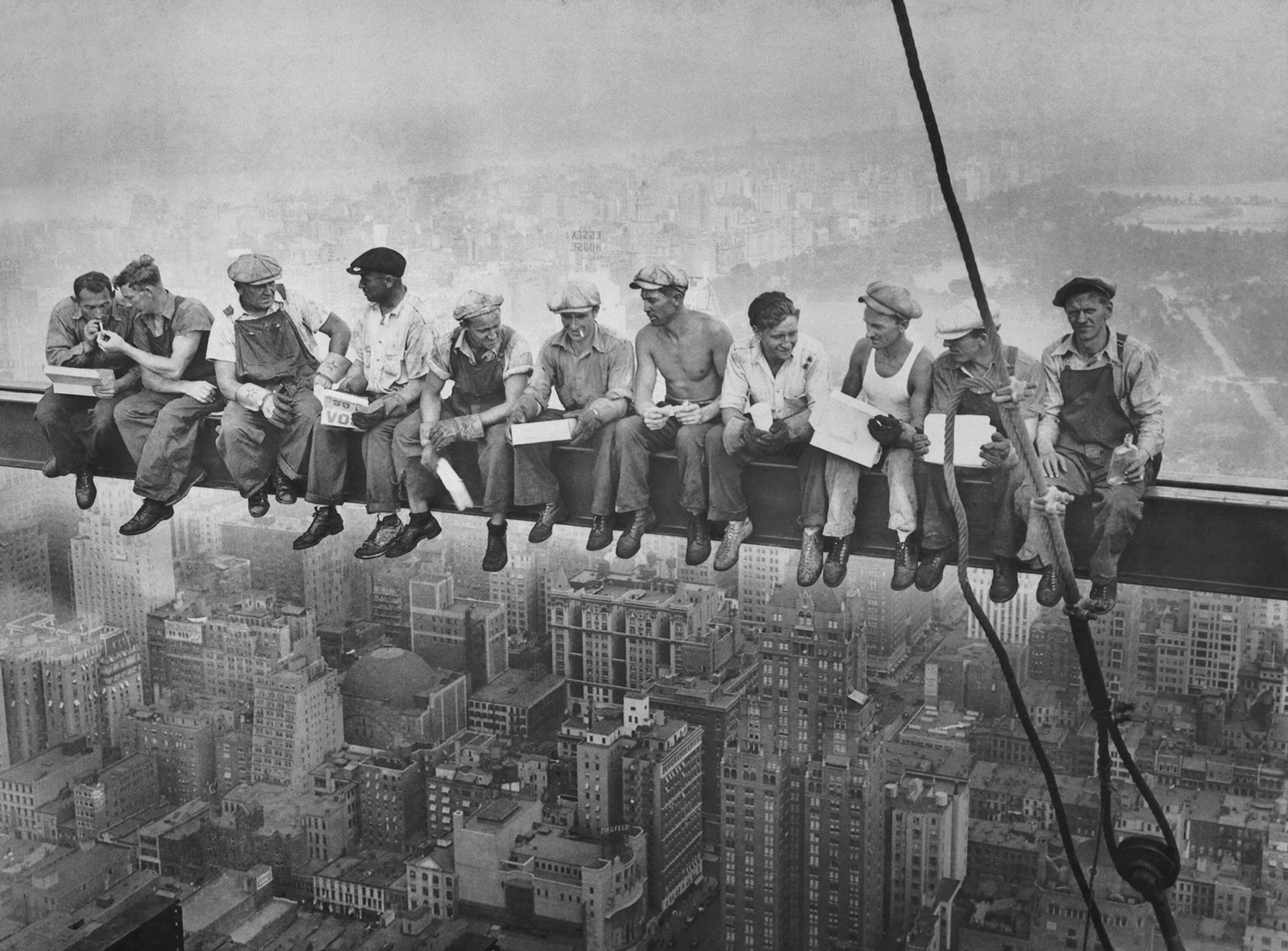 Pranzo in un grattacielo