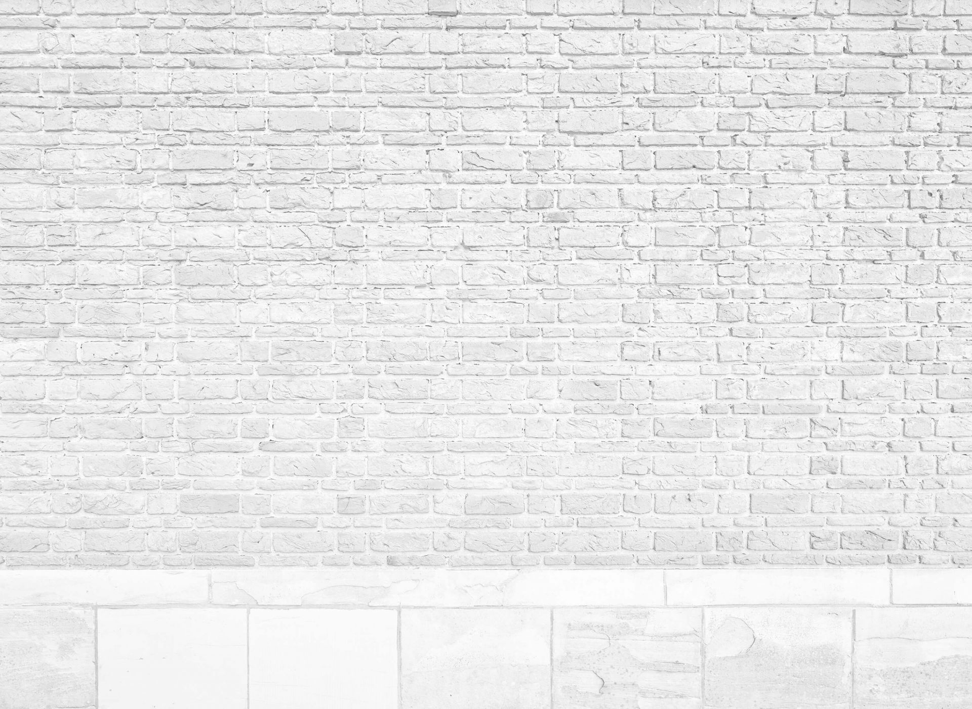 Mattoni bianchi con cemento vecchio