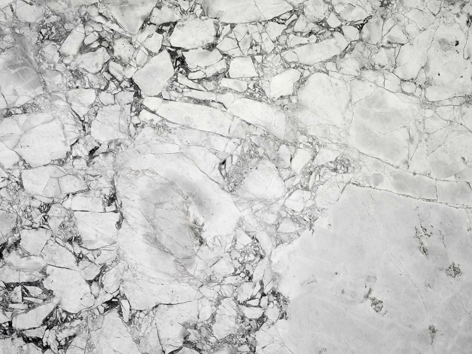 Marmo bianco e nero con struttura grossolana