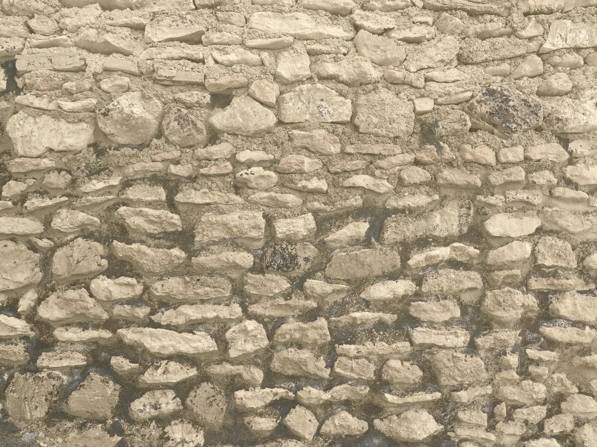 Pietre beige grossolane