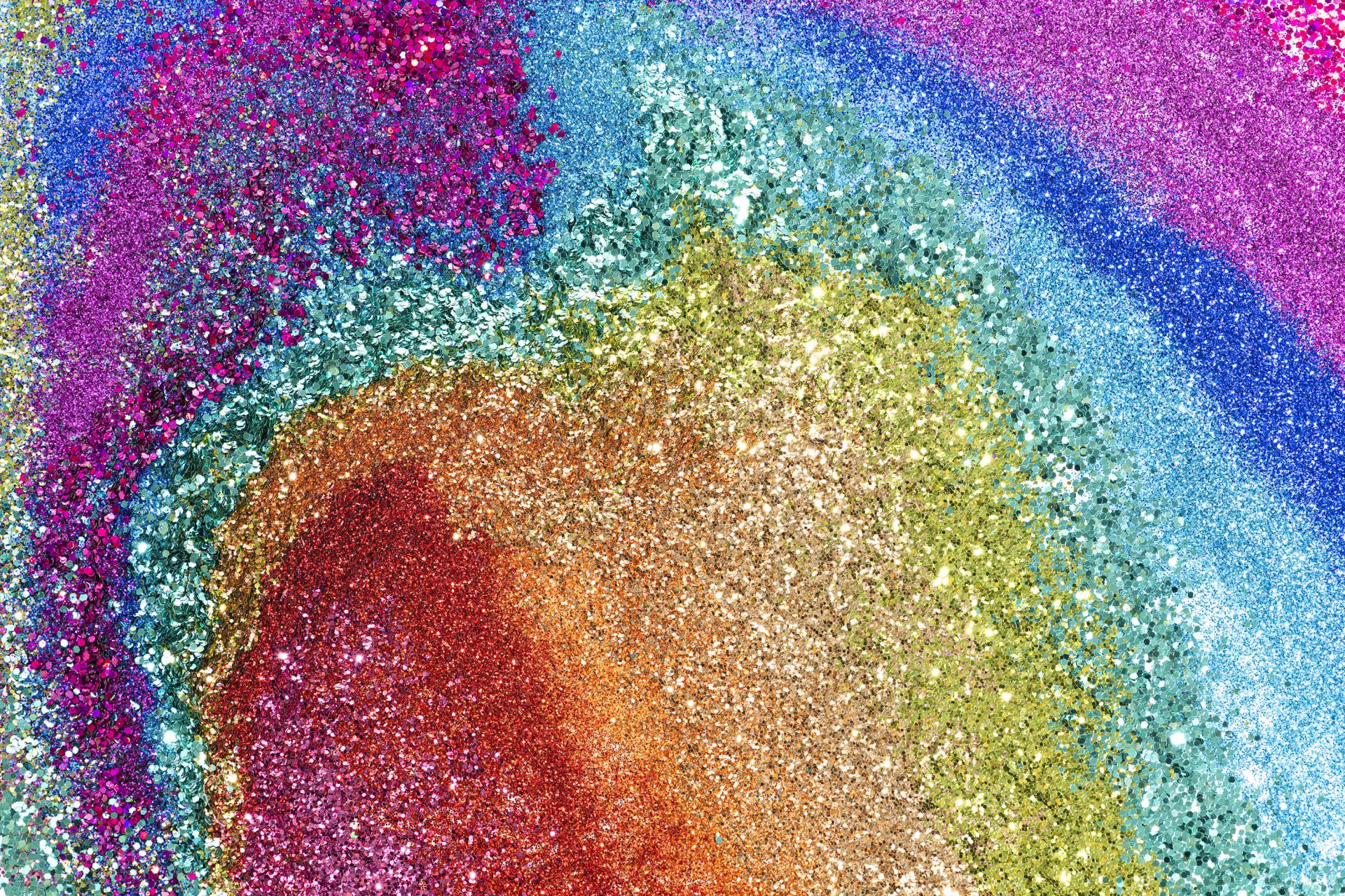 Glitter arcobaleno