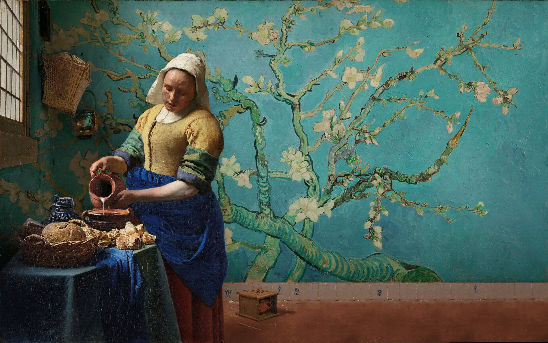 La lattaia e il mandorlo in fiore