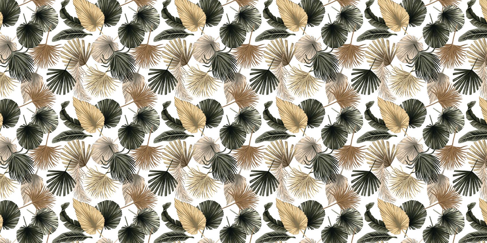 Foglie di palma essiccate