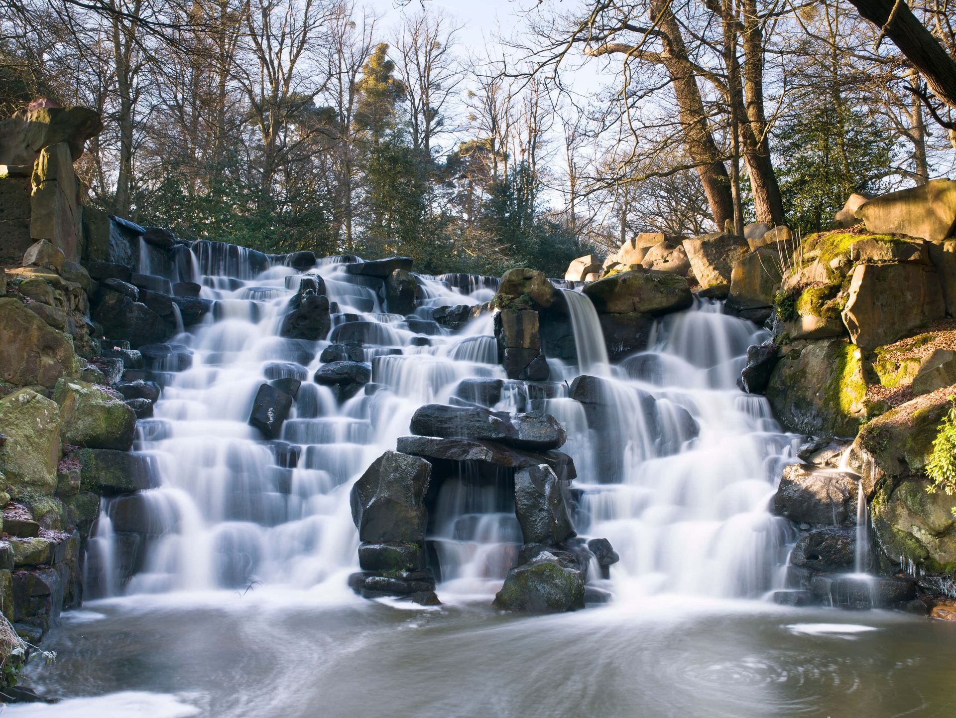 Cascata in inverno